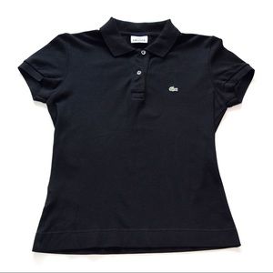 Black Lacoste polo shirt